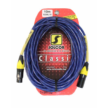 Cable Clasica P/Microfono Baja Imp. 10 Mts, 5226l10